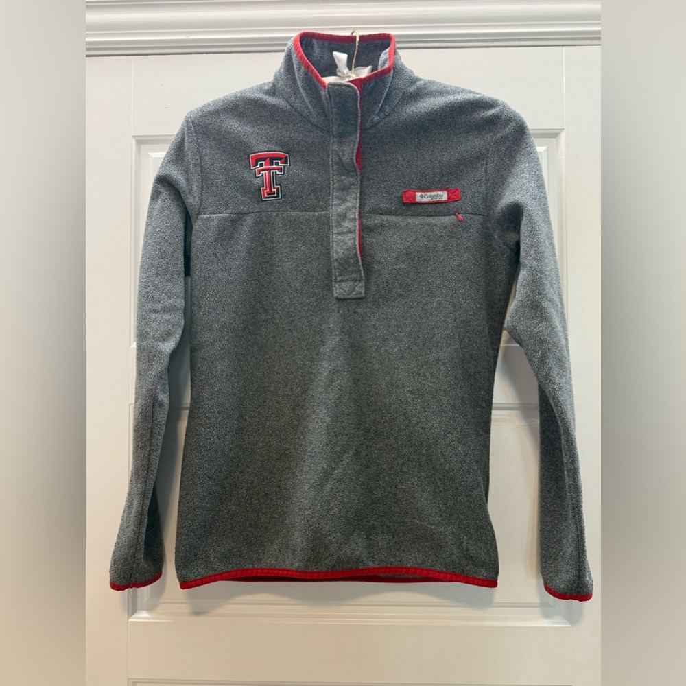 Men’s Columbia PFG Texas Tech Fleece, sz small